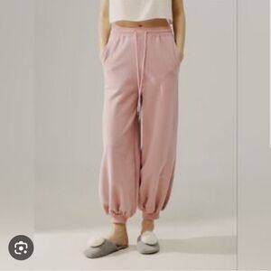 Nap loungewear pink cotton sweatpants